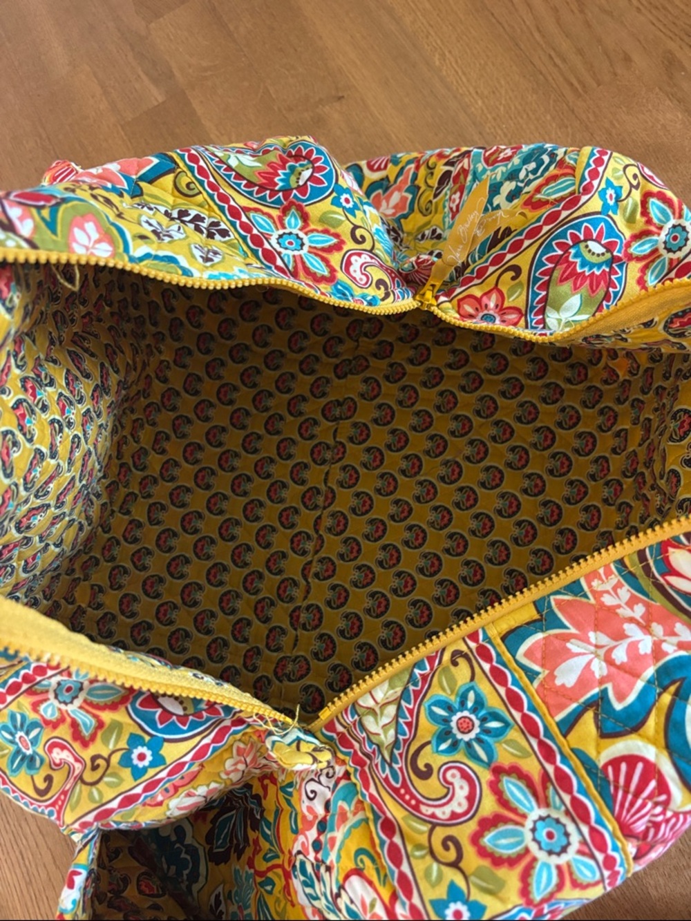 Vera Bradley Quilted Duffel - Picture 4 of 6